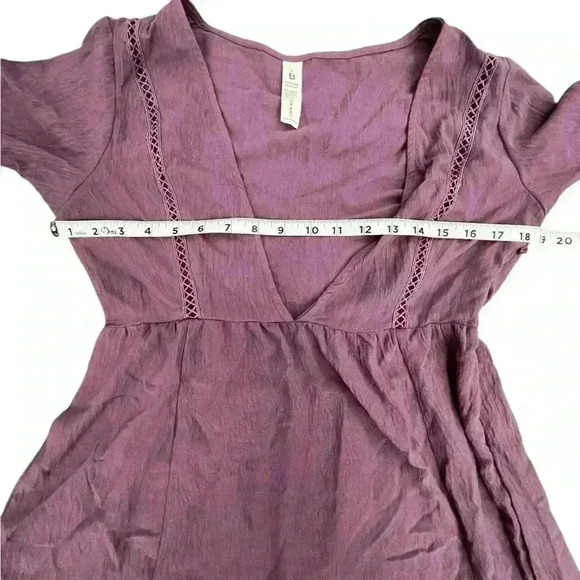 Chic Flared Sleeve Swimsuit Cover Dress in Lavender by Brand B - Picture 3 of 4